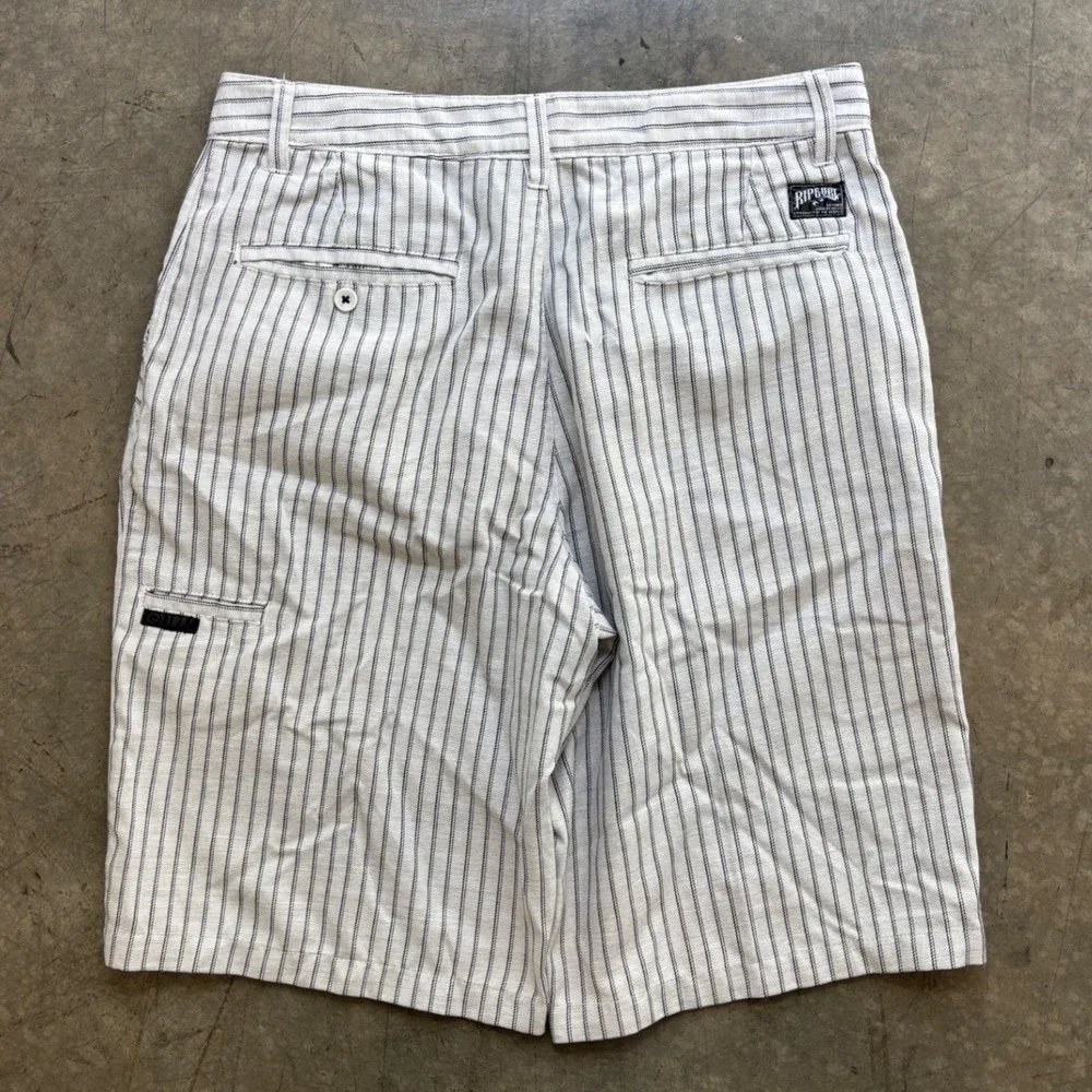 Y2K Rip Curl Pinstripe Board Shorts Surf Size 34